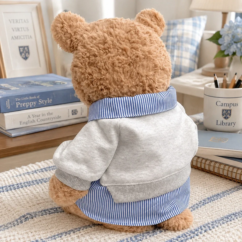 Layered Sweatshirt Shirt with Tie Costume for – 14 Inch [BXYC-48-14IN]